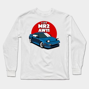 Toyota MR2 AW11 Retro Car Long Sleeve T-Shirt